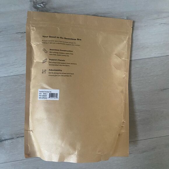 Knix Seamless Everyday Bra Pink Ginger XXXXL1 NWT and in packaging - Picture 5 of 6